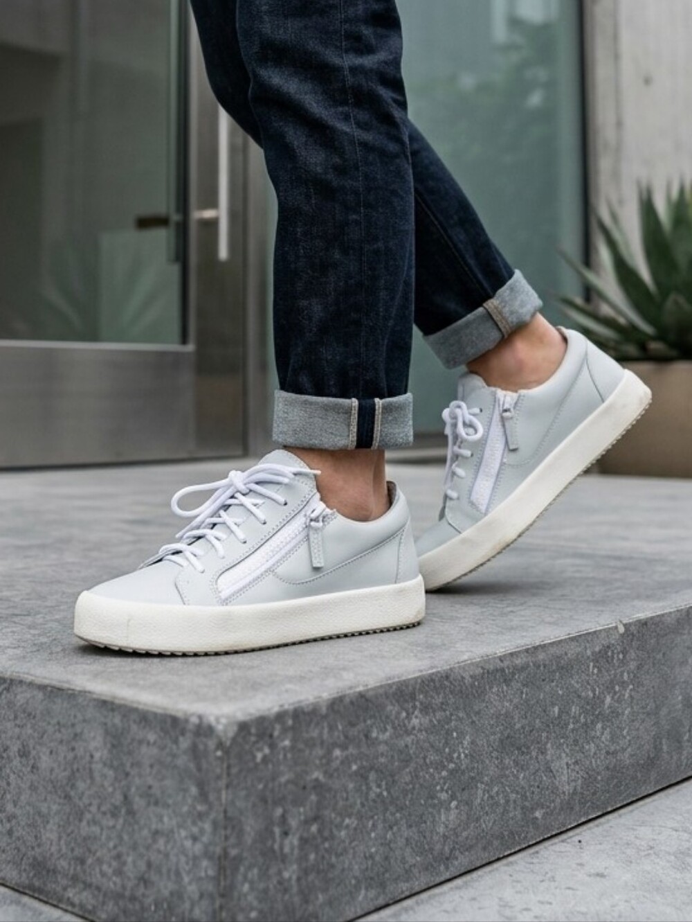 Giuseppe Zanotti Donna Low Top Zipper Sneakers